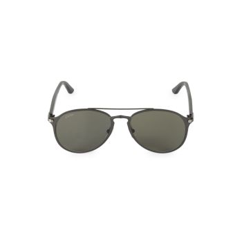 Матовые солнцезащитные очки-авиаторы 56 мм Cartier
