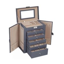6-tier Large Jewelry Case With Drawers Slickblue