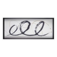 Madison Park Abstract Contrast Black Framed Graphic Wall Art Madison Park