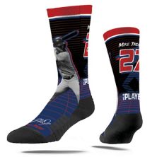 Strideline Mike Trout Los Angeles Angels Synthwave Premium Full Sub Crew Socks Unbranded