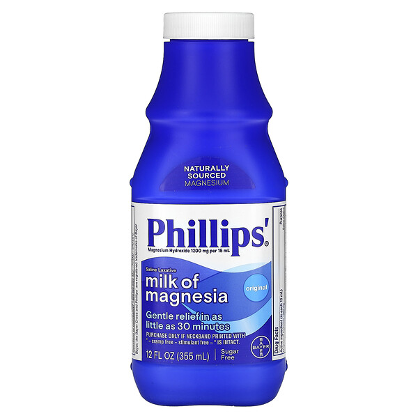 Молоко Магнезии, Слабительное - 355 мл - Phillips' Phillips'