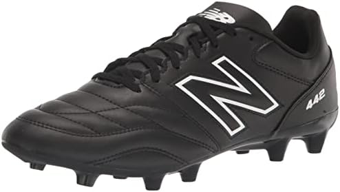 New Balance Men's 442 V2 Academy FG Soccer Shoe, Black/White, 7 Wide New Balance