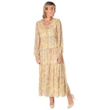 Женское многоярусное макси-платье Taylor с цветочным принтом Taylor Dress