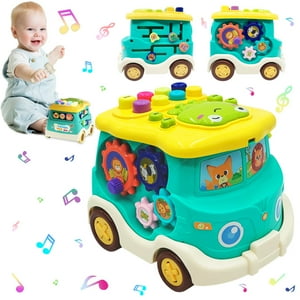 Baby Toys for 6 12 Months, Learning Toys for 1 2 3 Year Old Boys Girls, Light up Musical Busy Board Toy for Toddlers 1-3, Baby Toys for 12 24 Months Suorfoxs