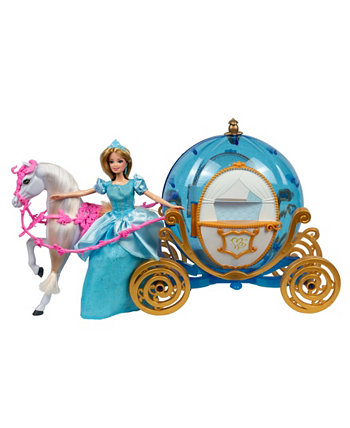 Кукла принцесса с лошадью и каретой Playtime Toys