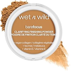 wet n wild Bare Focus Clarifying Finishing Powder | Matte | Pressed Setting Powder Fair-Light Wet n Wild