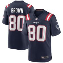 Men's Nike Troy Brown Navy New England Patriots Game Retired Player Jersey Nike