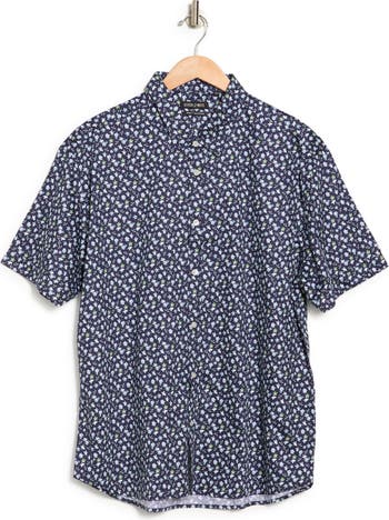 Рубашка с коротким рукавом с цветочным принтом STITCH NOTE