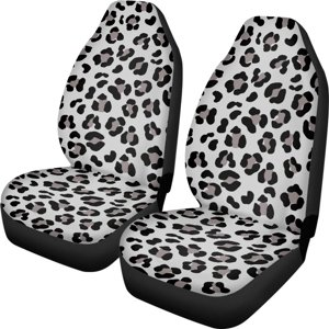 Vodetik Store Cheetah Print Front Seat Covers for SUV, Universal Fit Front Bench Protection, Car Seat Covers for Baby Vodetik Store