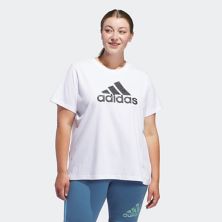 Plus Size adidas Animal Print Logo Graphic Tee Adidas