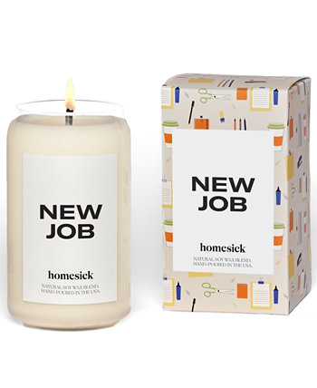 Свеча «New Job», аромат корицы и кожи, 13,75 унции. Homesick Candles