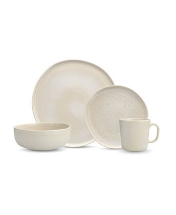 Cloud Terre 16 Pc. Dinnerware Set, Service for 4 Fortessa