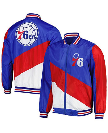 Мужская куртка Royal Philadelphia 76ers Ripstop с молнией во всю длину JH Design