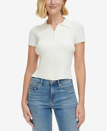 Рубашка поло миниатюрного размера в рубчик Calvin Klein