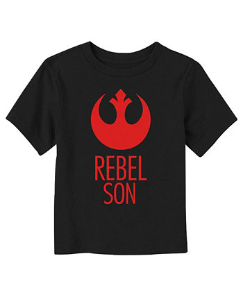 Toddler's Star Wars Rebel Son Logo  Toddler T-Shirt Disney Lucasfilm