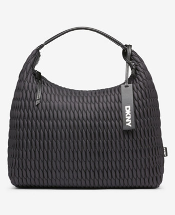 Большая нейлоновая сумка-хобо Mack DKNY