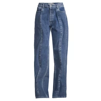 Классические джинсы унисекс с проволочными швами Y/Project