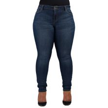 Женские джинсы скинни из эластичного денима с высокой посадкой Zoey больших размеров с пышной посадкой Poetic Justice