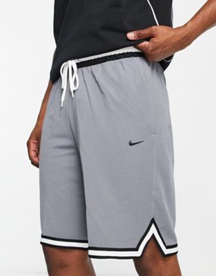 Серые 10-дюймовые шорты Nike Basketball Dri-FIT DNA Nike Basketball