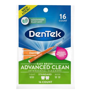 DenTek Easy Brush Interdental Cleaners, Mint 16 ea DenTek