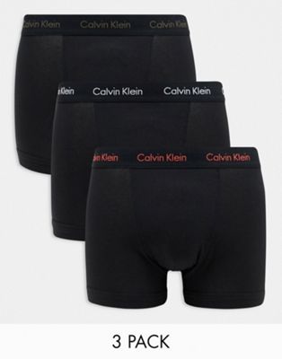 Черные хлопковые эластичные плавки Calvin Klein Calvin Klein