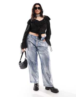 Женские Джинсы ASOS Curve Baggy Boyfriend ASOS Curve