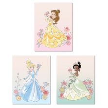 Lambs & Ivy Disney Princesses Nursery/child Unframed Wall Art - 3pc 11” X 14” Lambs & Ivy