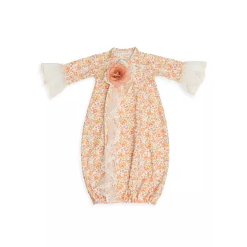 Baby Girl's Cinamon Sugar Wrap Gown Haute Baby