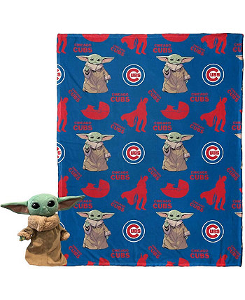 Chicago Cubs Yoda Hugger Набор подушек и пледов Silk Touch Northwest X Disney