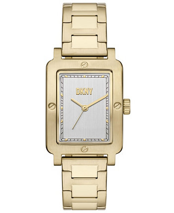 Women's City Rivet Three-Hand Gold-Tone Stainless Steel Watch 29mm DKNY