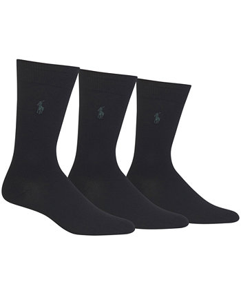 Мужские 3 пары супер-мягких классических носков Polo Ralph Lauren