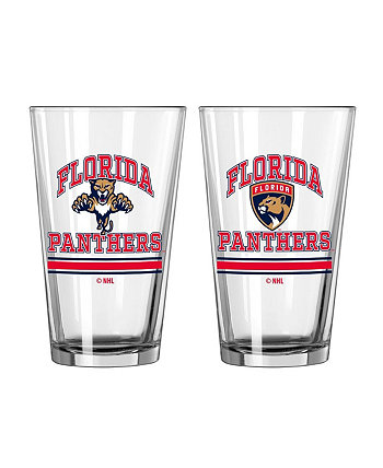Florida Panthers, упаковка из двух стаканов, 16 унций, пинта Logo Brand