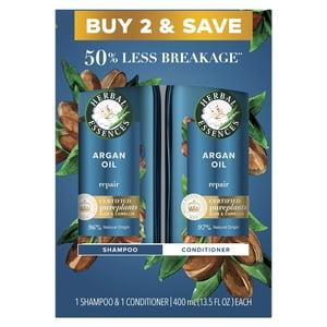 Herbal Essences Argan Repair Shampoo and Conditioner, 13.5 fl oz Each Herbal Essences