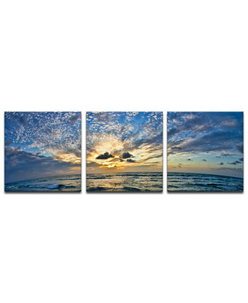 Набор для художественной печати на холсте "Ocean" из 3 предметов Ready2HangArt