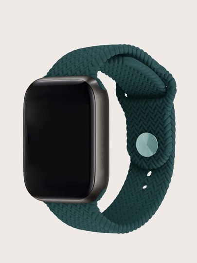 Силиконовый ремешок для Apple Watch с плетеным узором SHEIN