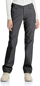 CQR Women's Flex Stretch Tactical Pants, Water Resistant Ripstop Work Pants, Outdoor Hiking Cargo Pants with Pockets CQR