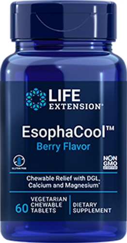 EsophaCool™ - 60 жевательных таблеток - Life Extension Life Extension