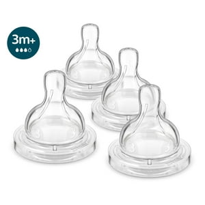 Philips Avent Anti-colic Baby Bottle Flow 3 Nipple, 4pk, SCY763/04 Avent