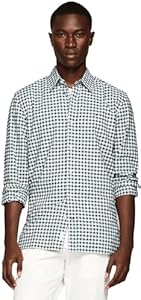 Tommy Hilfiger Men's Signature Long Sleeve Casual Button Down Shirt in Regular Fit 2024 Collection Tommy Hilfiger