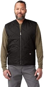 Dickies mens Diamond Quilted Vest Dickies