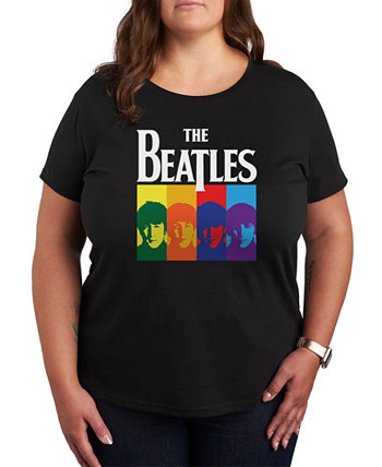 Женская Футболка Hybrid Apparel Trendy Plus Size с логотипом The Beatles Hybrid Apparel