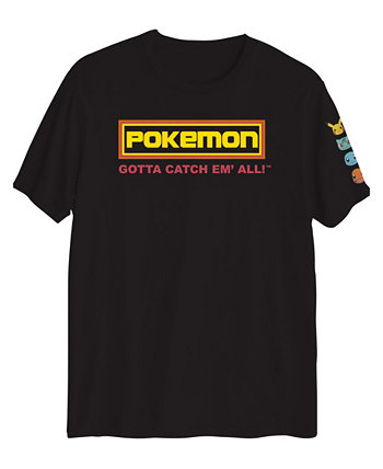 Big Boys Pokemon Poke Sleeve Hit Short Sleeve Graphic T-shirt Pokemon