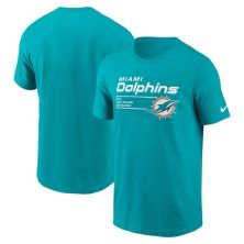Men's Nike Aqua Miami Dolphins Division Essential T-Shirt Nike