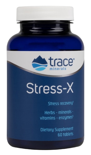 Пищевая добавка Stress-X, 60 таблеток Trace Minerals ®