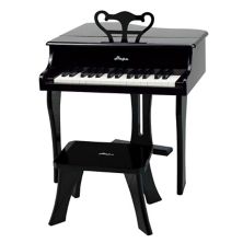 Hape Toys Early Melodies Black Wooden Happy Grand Piano for Toddlers & Children Hape
