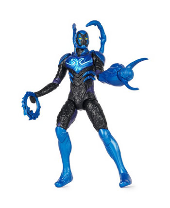 Фигурка «Синий жук» в боевом режиме, 12 дюймов, свет и звук, 3 аксессуара, коллекционная игрушка-супергерой из подвижного фильма, возраст от 4 лет DC Comics