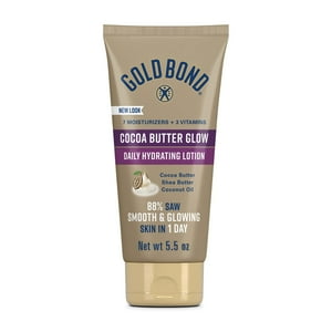 Gold Bond Cocoa Butter Glow Daily Hydrating Lotion, 5.5 oz. Gold Bond