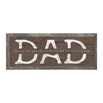 Personal-Prints Dad Anchor Framed Wall Art Personal-Prints