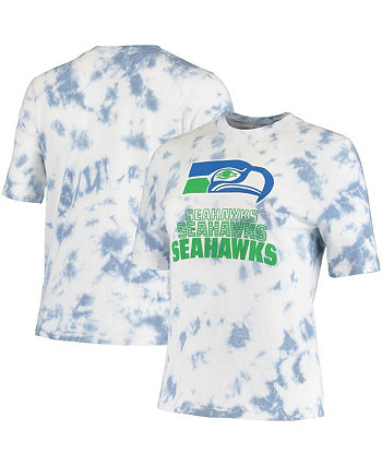 Женская футболка Royal Seattle Seahawks Team Spirit с принтом тай-дай Junk Food