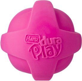 Hartz Dura Play Ball Squeaky Latex Dog Toy, Color Varies Hartz